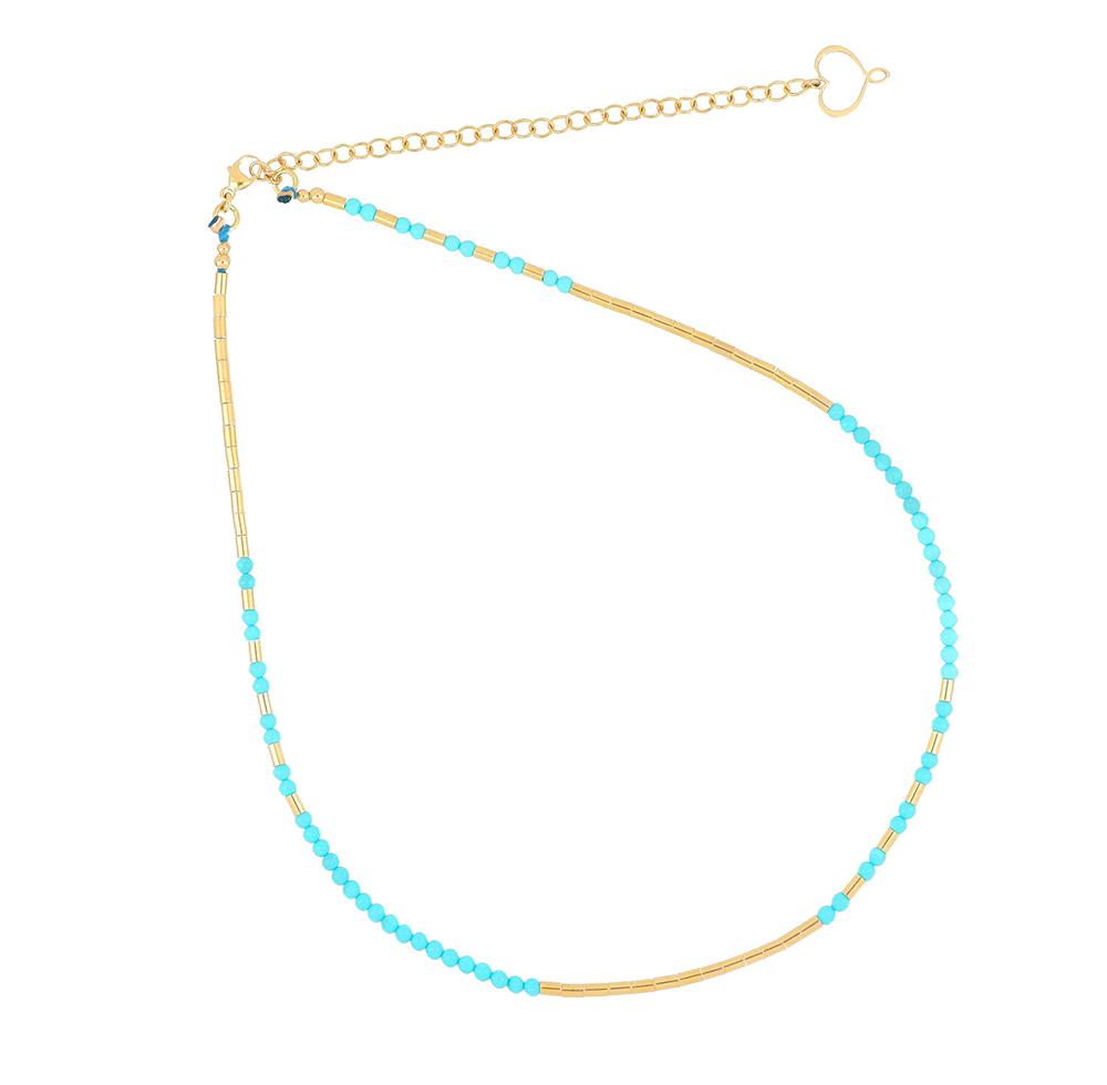 Mia Africa Turquoise Necklace Maman et Sophie GCMAFTU - MAMAN ET SOPHIE