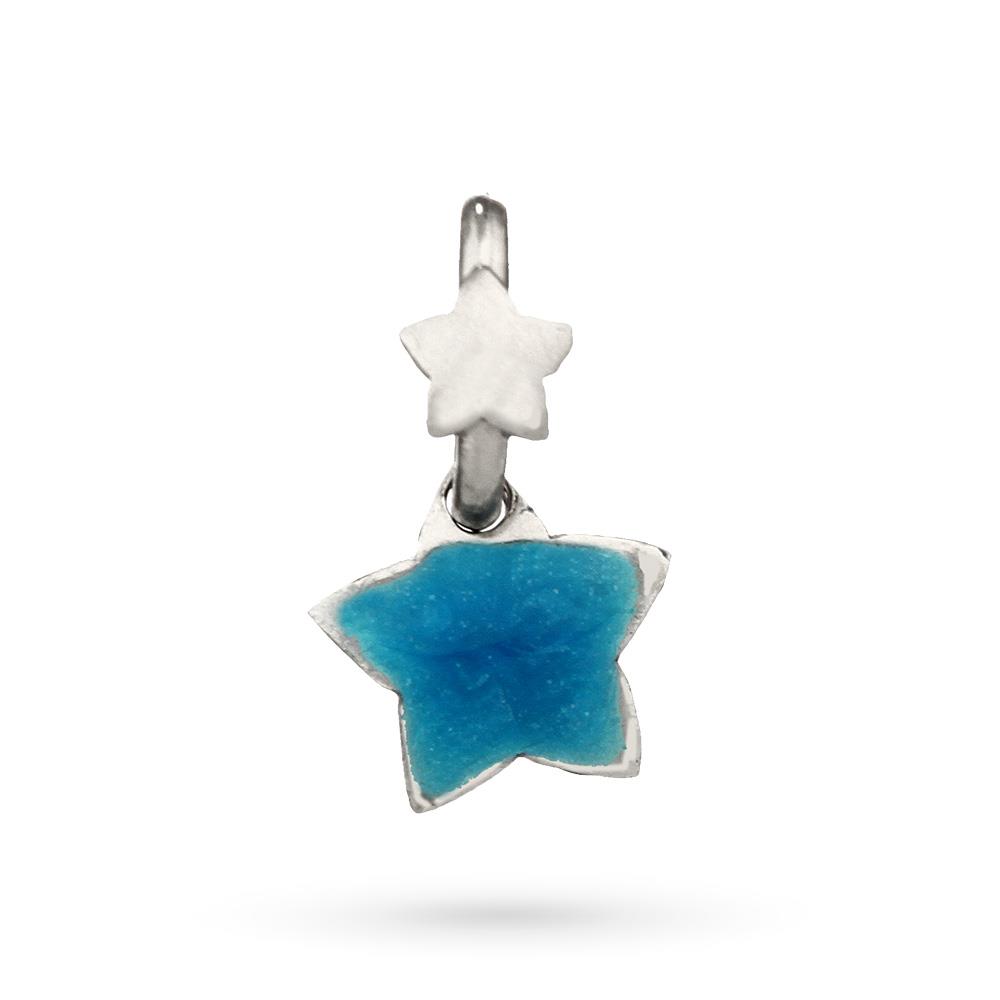 Turquoise Star Dodo Mariani pendant in 925 silver - DODO MARIANI