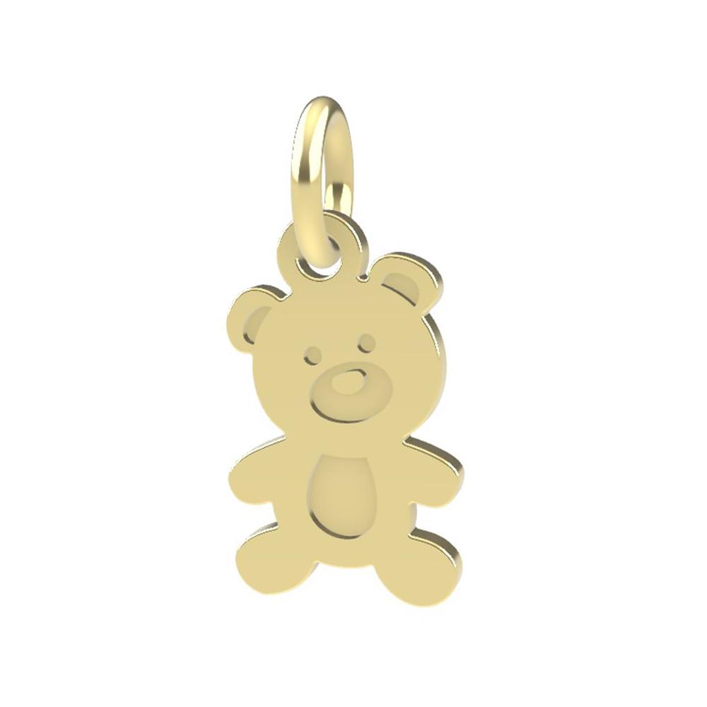 18kt yellow gold Teddy Bear pendant - DEDIE