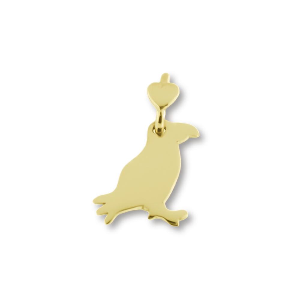 Puffin Pendant Animaletti Gold Collection Dodo Mariani - DODO MARIANI