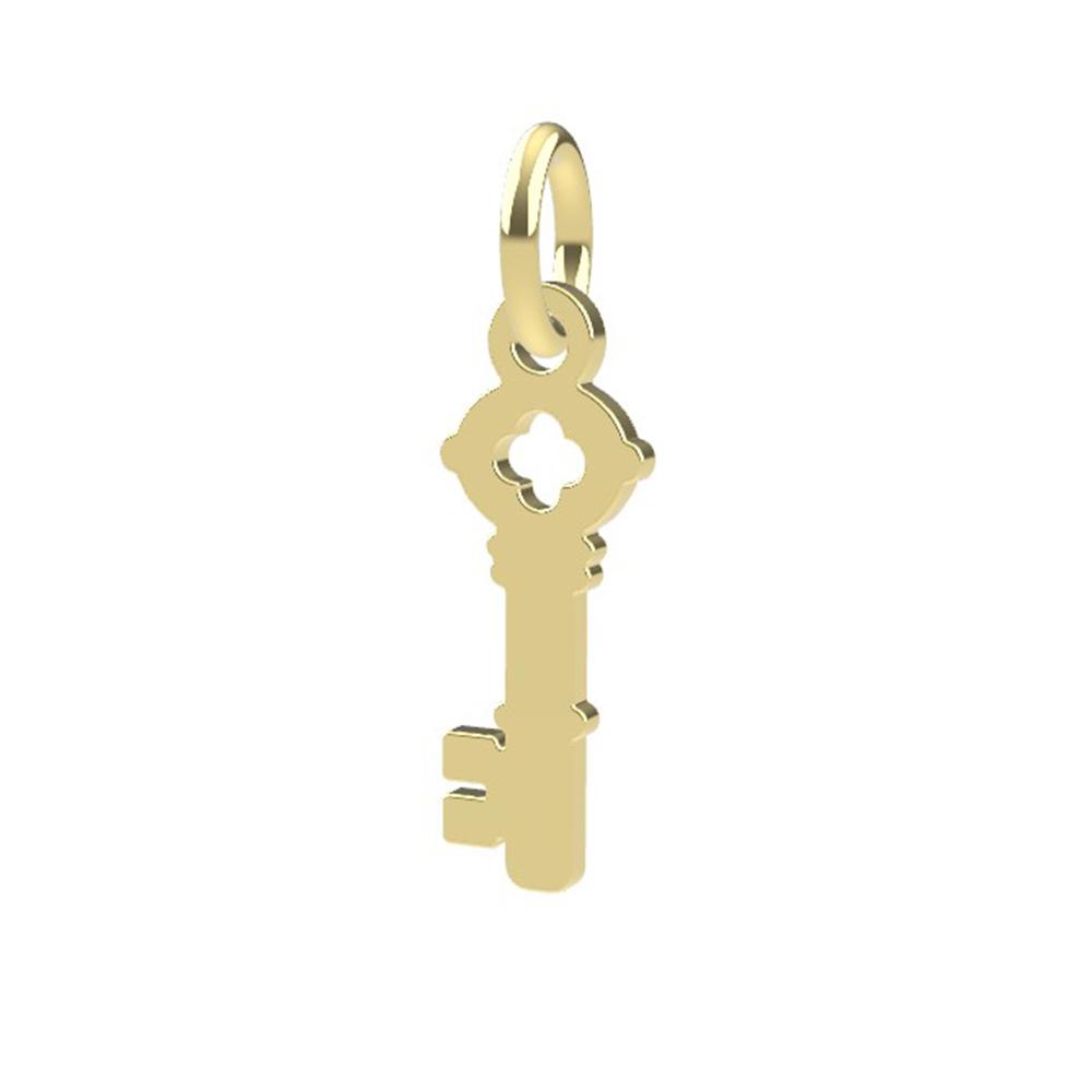 18kt yellow gold Key pendant - DEDIE