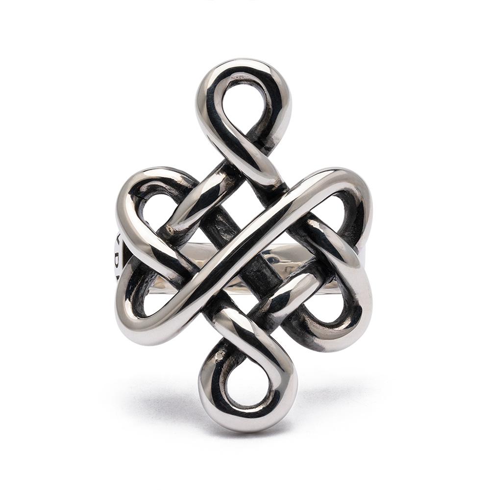 Infinity knot ring 925 silver - VALENTINO DI LEONARDO