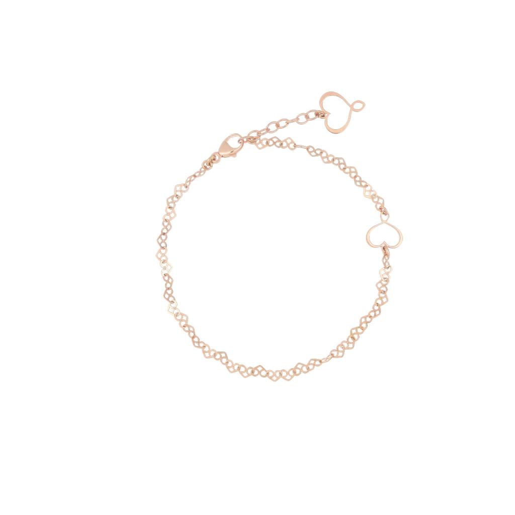 Maman et Sophie pink openwork heart bracelet BRPPTCUG - MAMAN ET SOPHIE