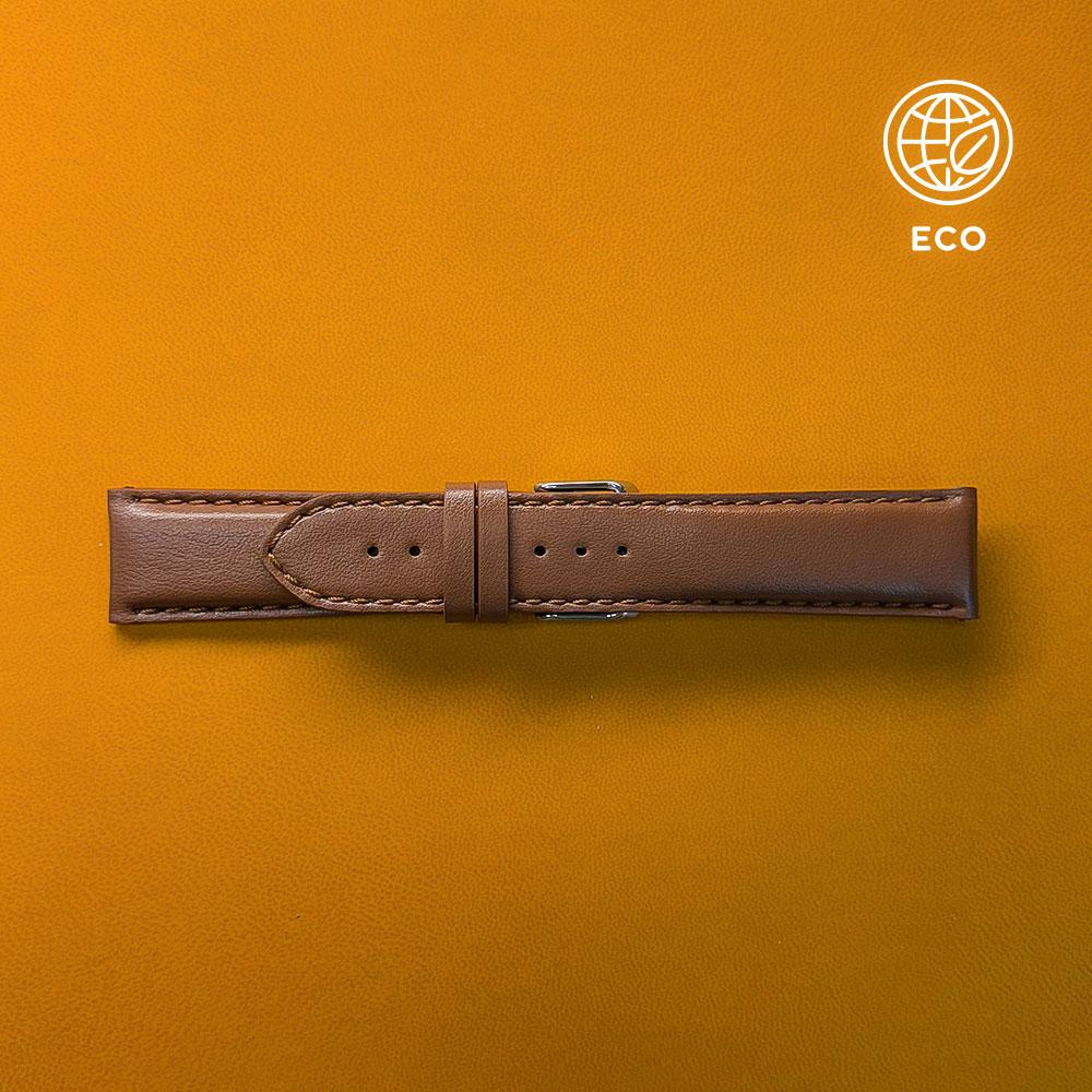 Eco-friendly Waterproof Strap Padded brown 22-20mm - BROS