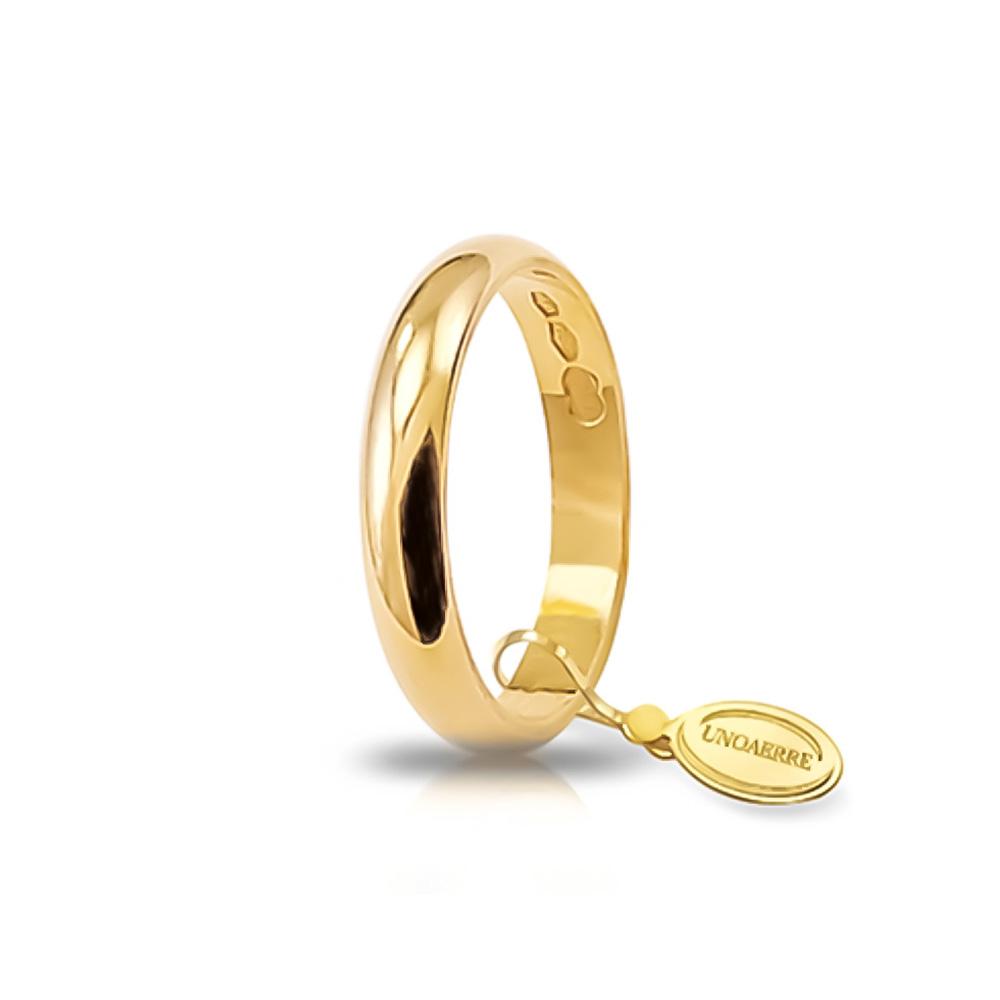 Classic Wedding Ring gr.3 in yellow gold - UNOAERRE