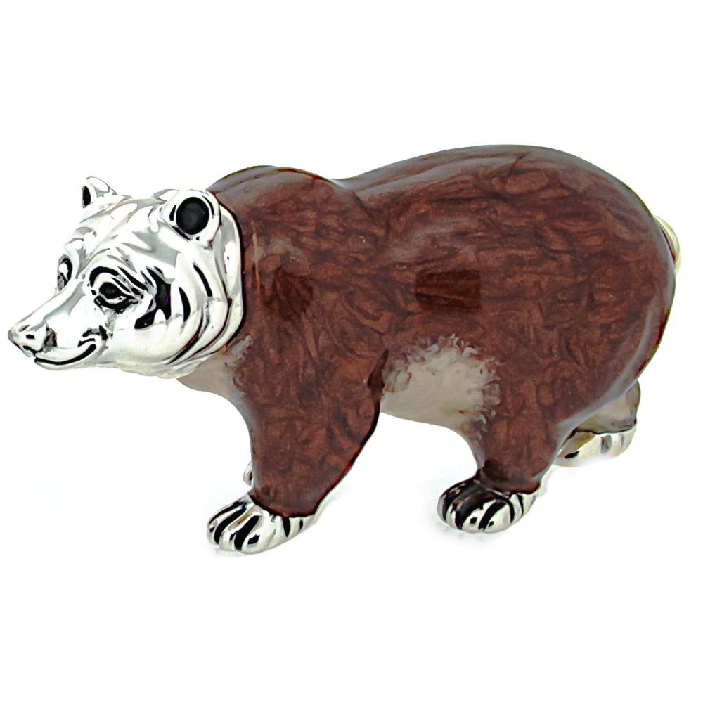 Enamelled Mama Bear ornament Saturno ST219-1 - SATURNO