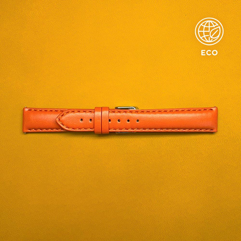 Eco-friendly Waterproof Strap Padded orange 18-16mm - BROS