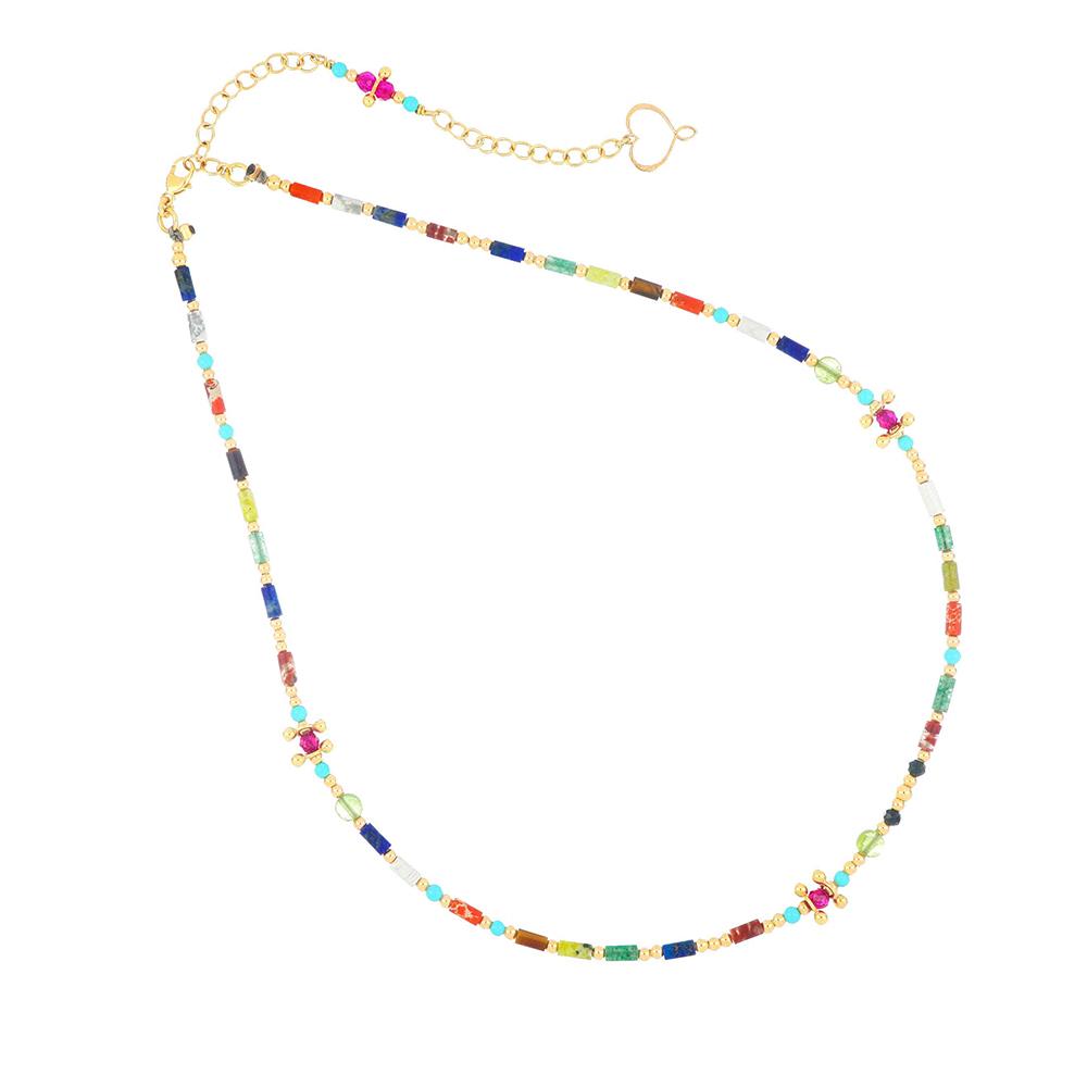 Mia Africa Multicolor Necklace GCMAFMU - MAMAN ET SOPHIE