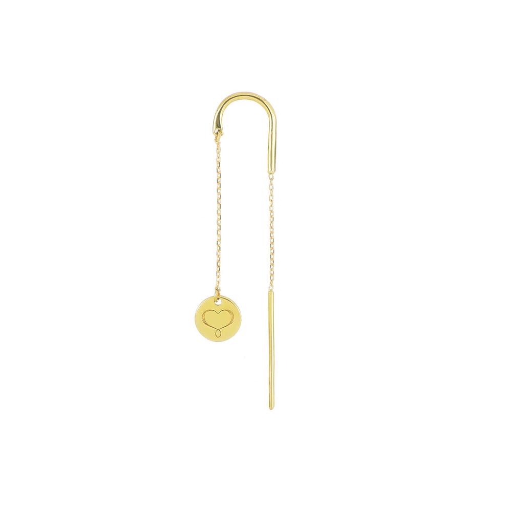 Single Needle Earring 18Kt - MAMAN ET SOPHIE