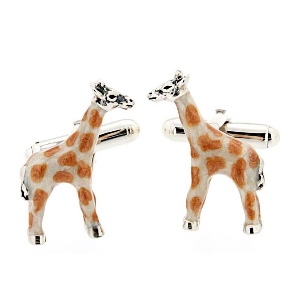 Gemelli giraffe argento 925 - artigianato italiano - SATURNO