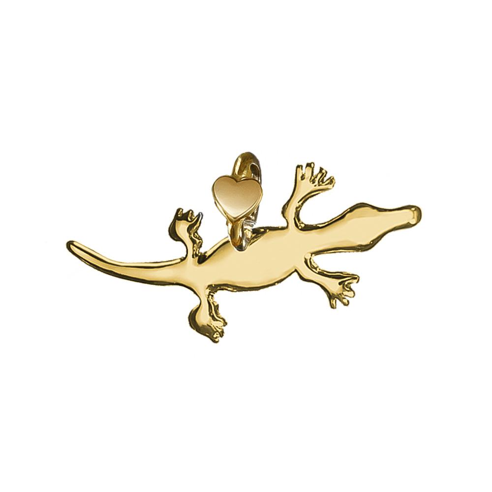 Crocodile Pendant Animaletti Gold Collection Dodo Mariani - DODO MARIANI