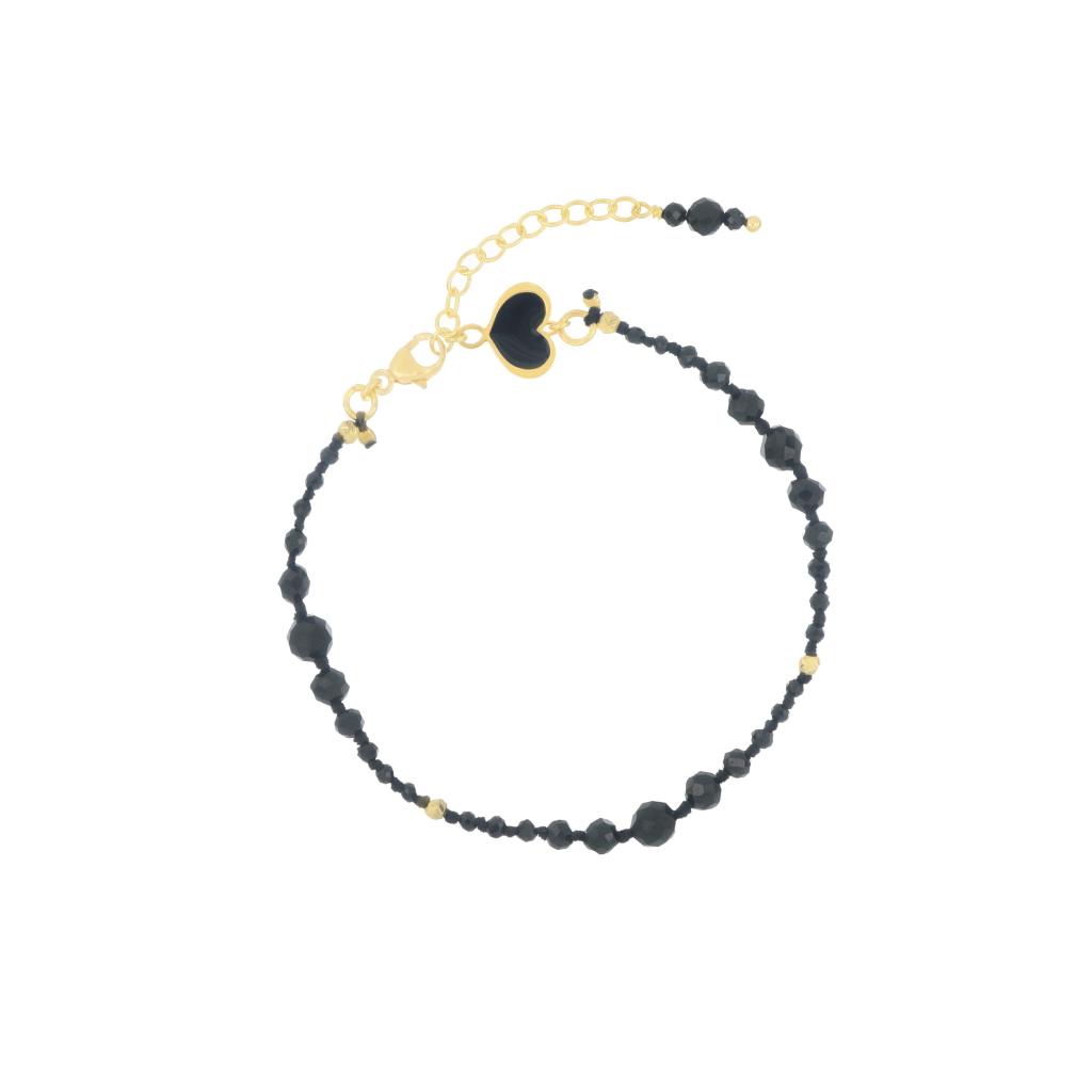 Maman et Sophie black spinel wave bracelet BROND2ND - MAMAN ET SOPHIE