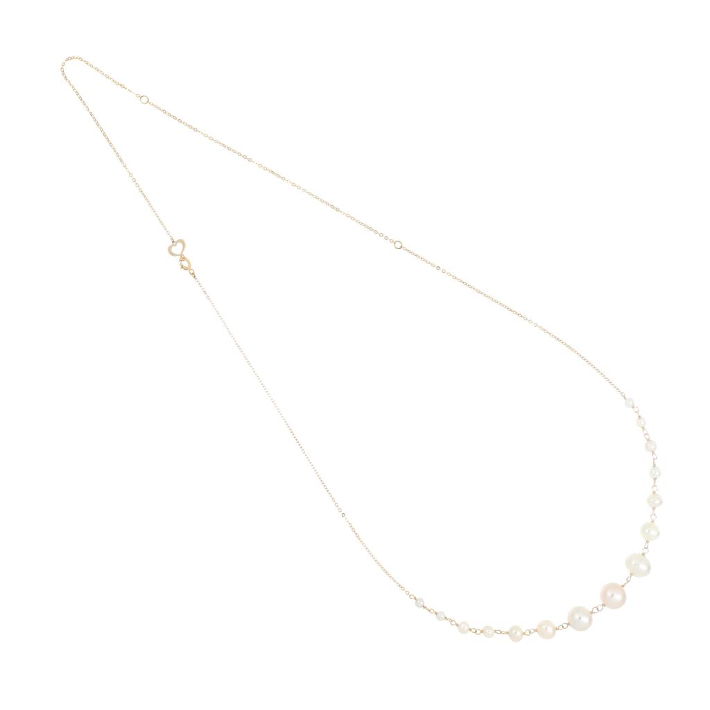 Long wave pearl necklace Maman et Sophie GCOND15PE - MAMAN ET SOPHIE