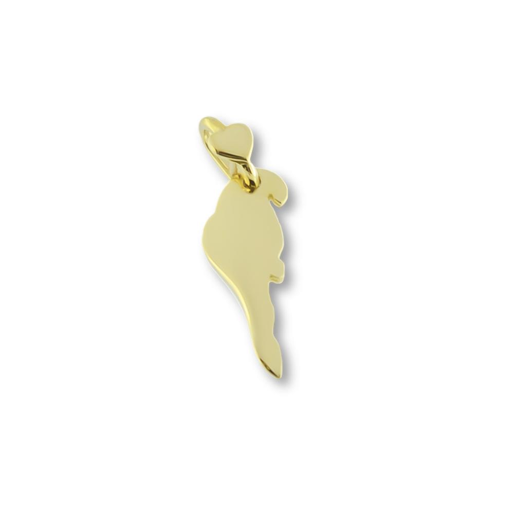 Parrot Pendant Animaletti Gold Collection Dodo Mariani - DODO MARIANI