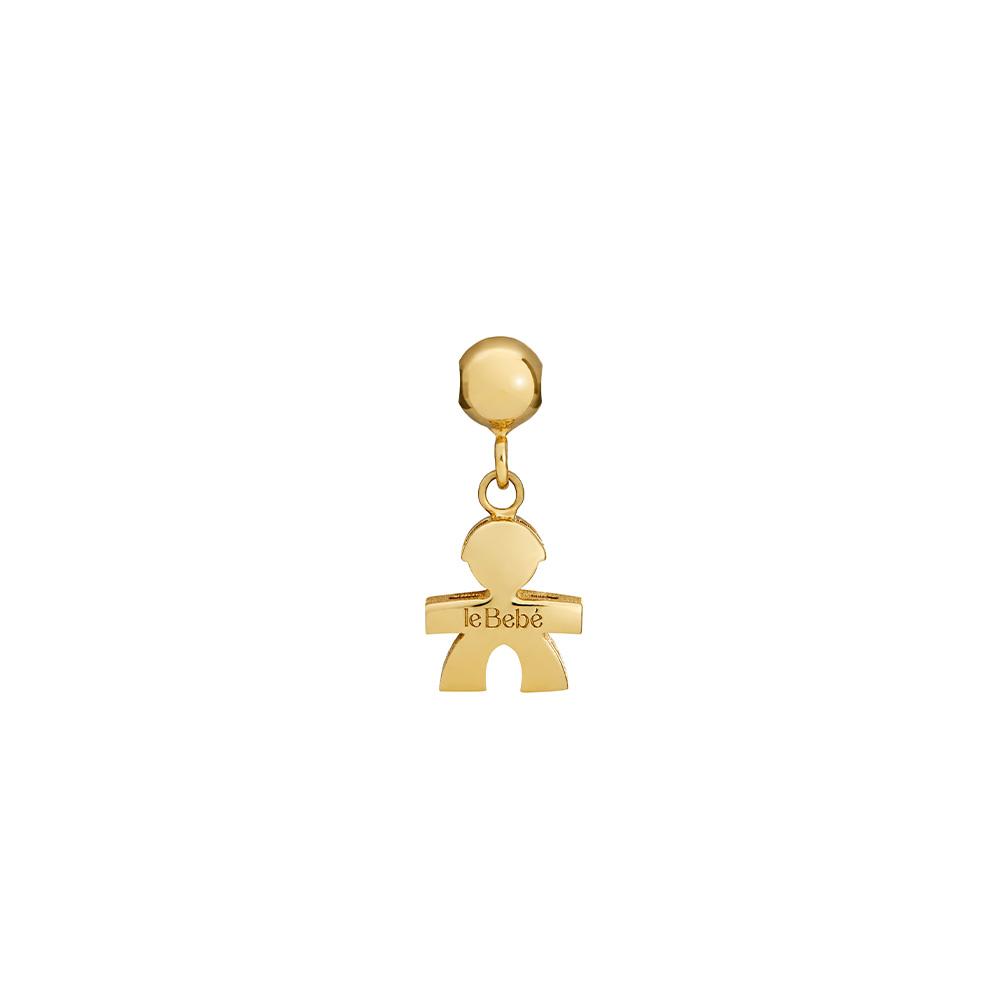 leBebe LBB970 child shape charm in 18kt yellow gold - LE BEBE