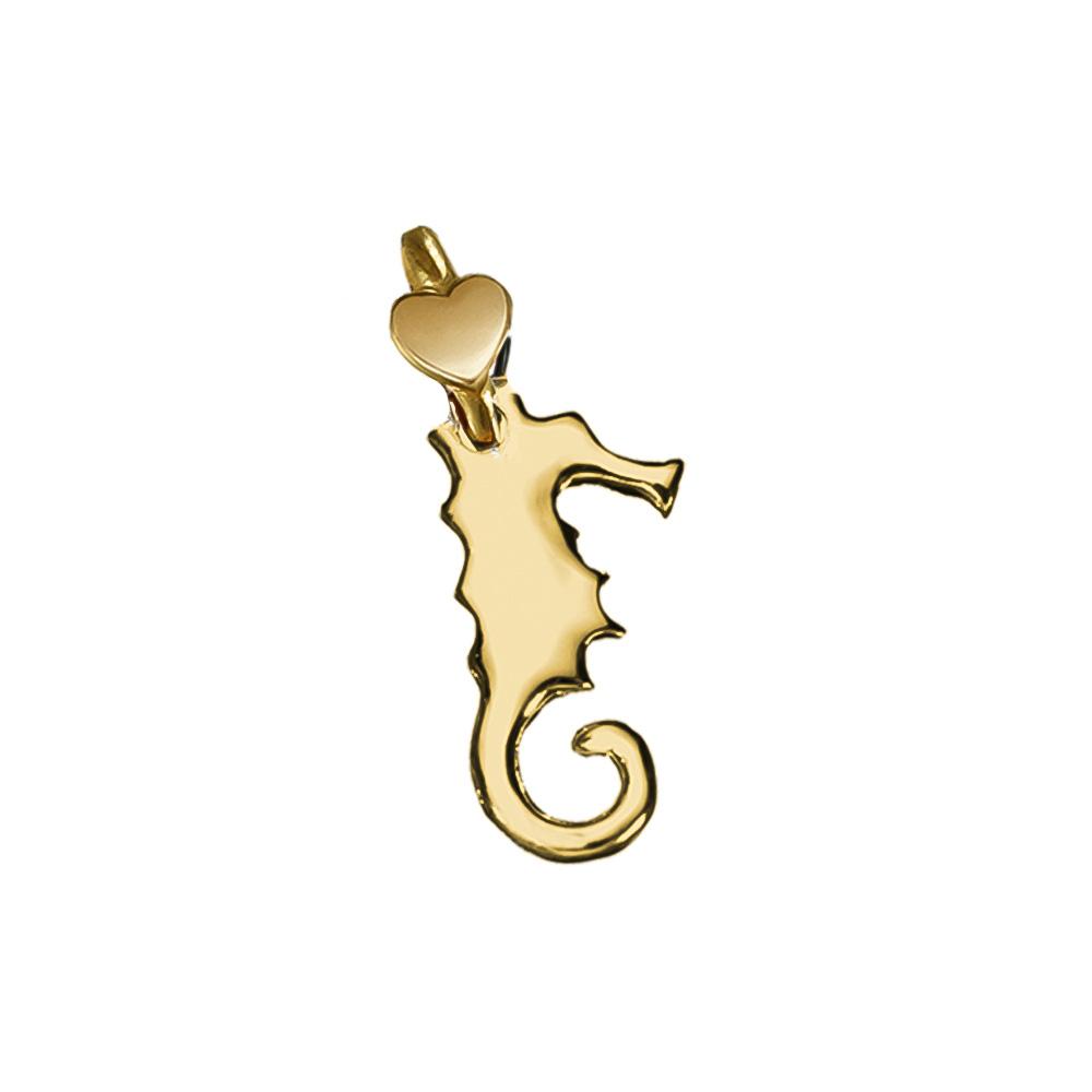 Hippocampus Pendant Animaletti Gold Collection Dodo Mariani - DODO MARIANI