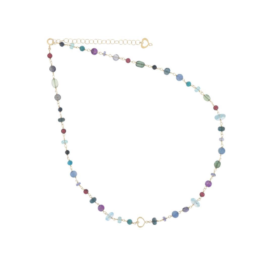 Maman et Sophie GCNUVMXA multicolor stone choker - MAMAN ET SOPHIE