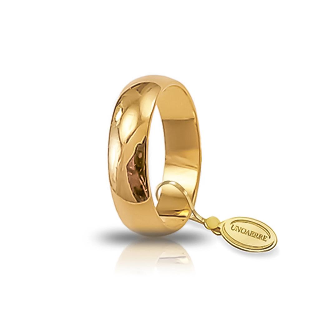 Mantovana yellow gold ring Gr 6.00 - Mm 5.00 - UNOAERRE