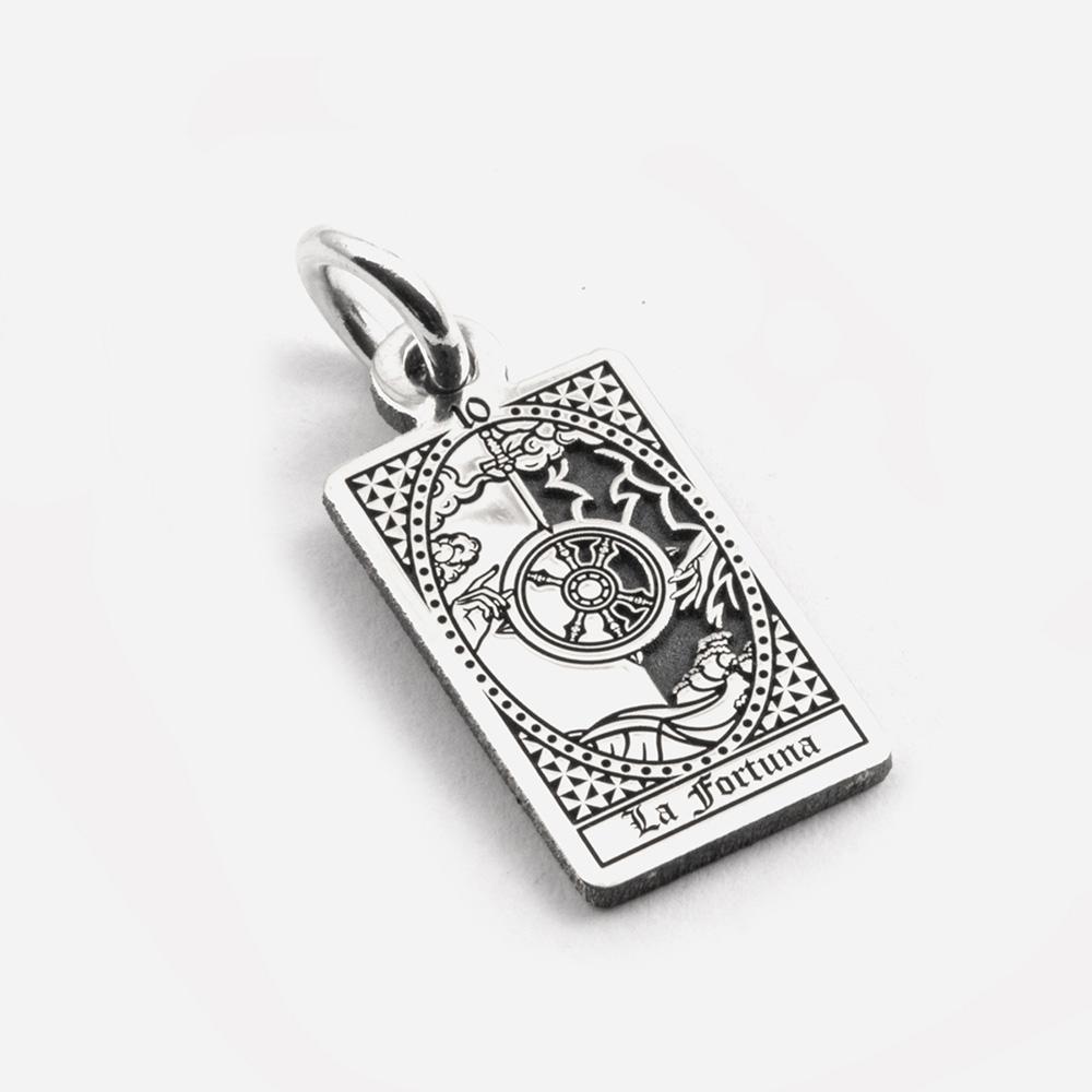 Tarot Card Pendant Fortune in 925 Silver - NOVE25