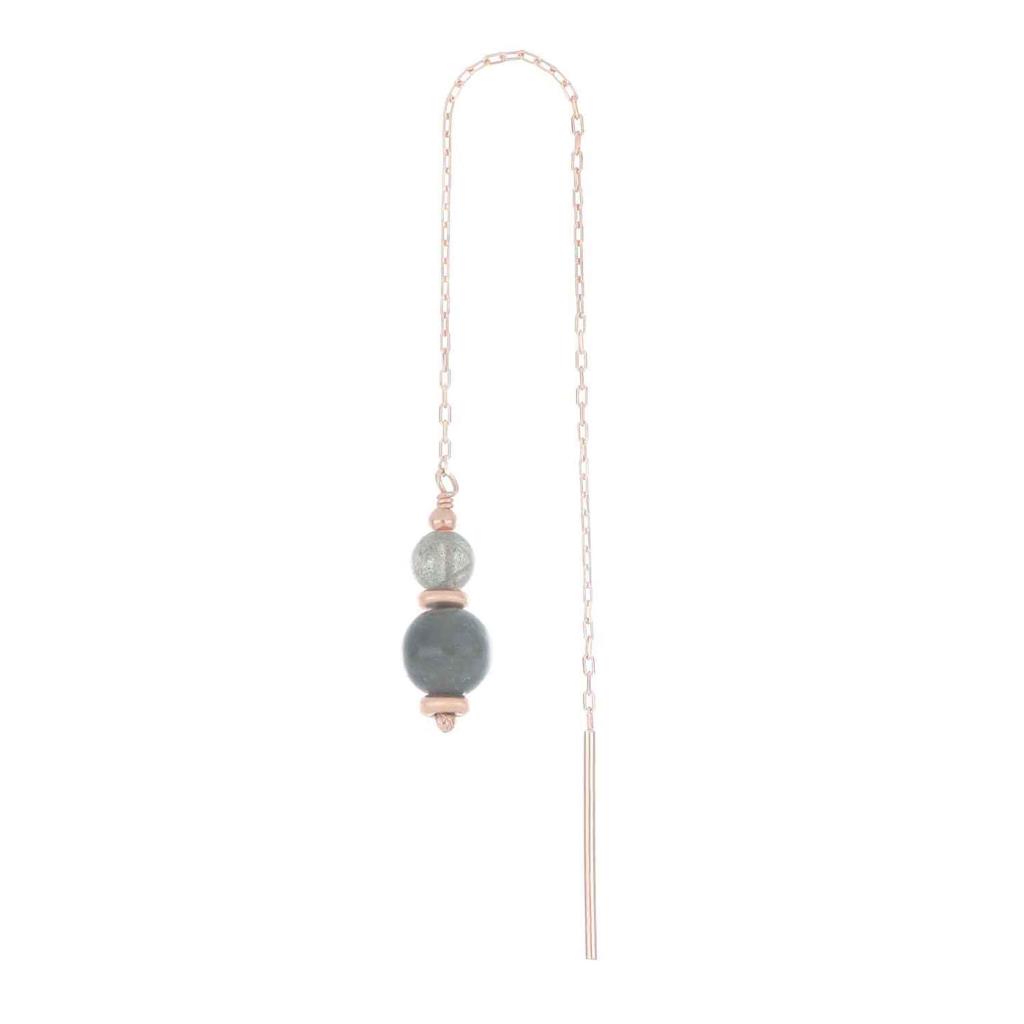 Maman et Sophie labradorite needle earring ORCSD52LB - MAMAN ET SOPHIE