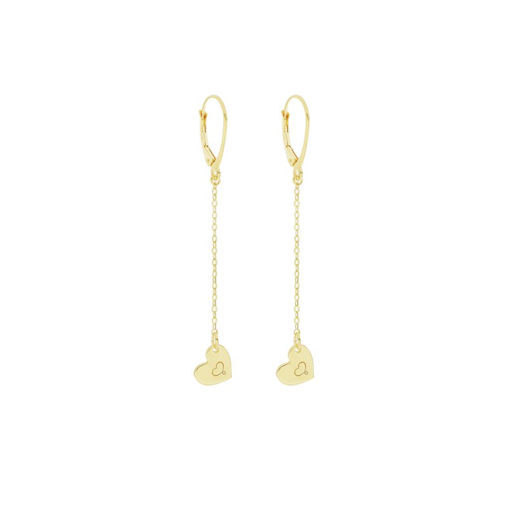 Maman et Sophie ORARC72 logo heart pendant earrings (pair) - MAMAN ET SOPHIE