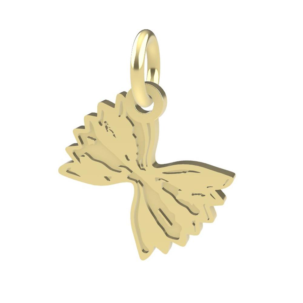 18kt yellow gold Pasta pendant - DEDIE