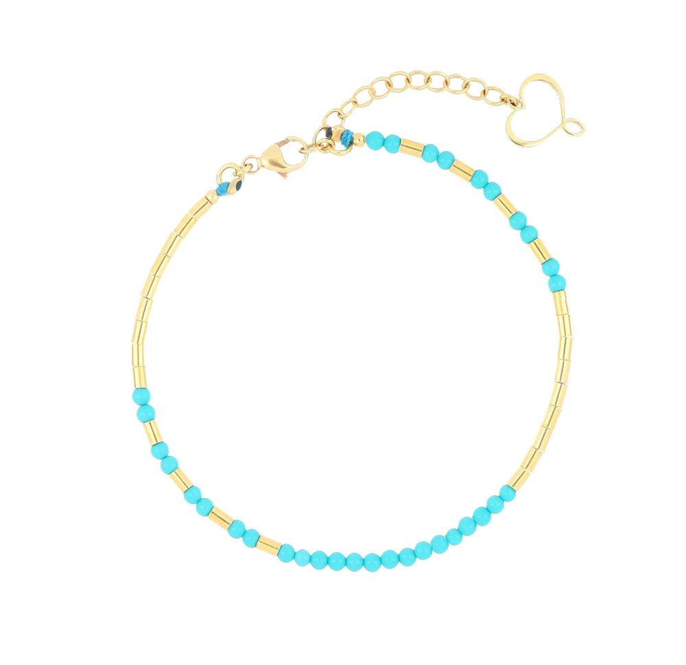 Mia Africa Turquoise Bracelet Maman et Sophie BRMAFTU - MAMAN ET SOPHIE