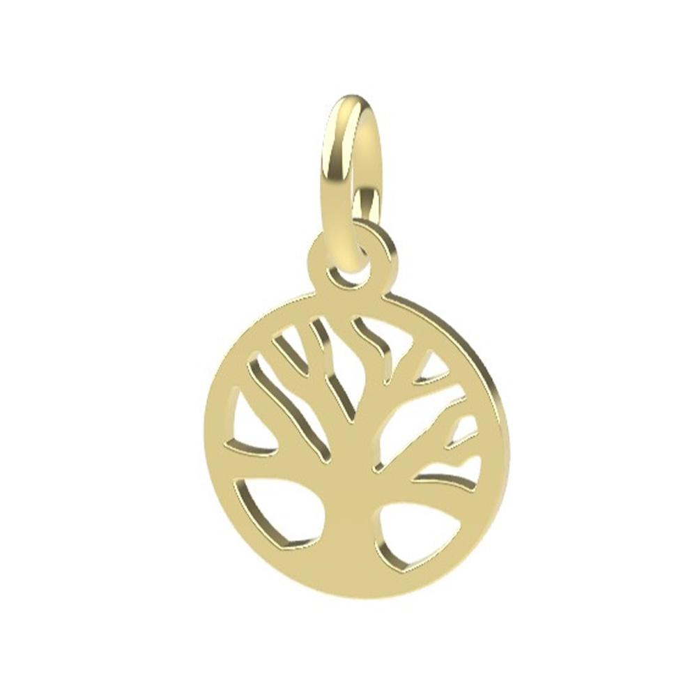 18kt yellow gold Tree of Life pendant - DEDIE