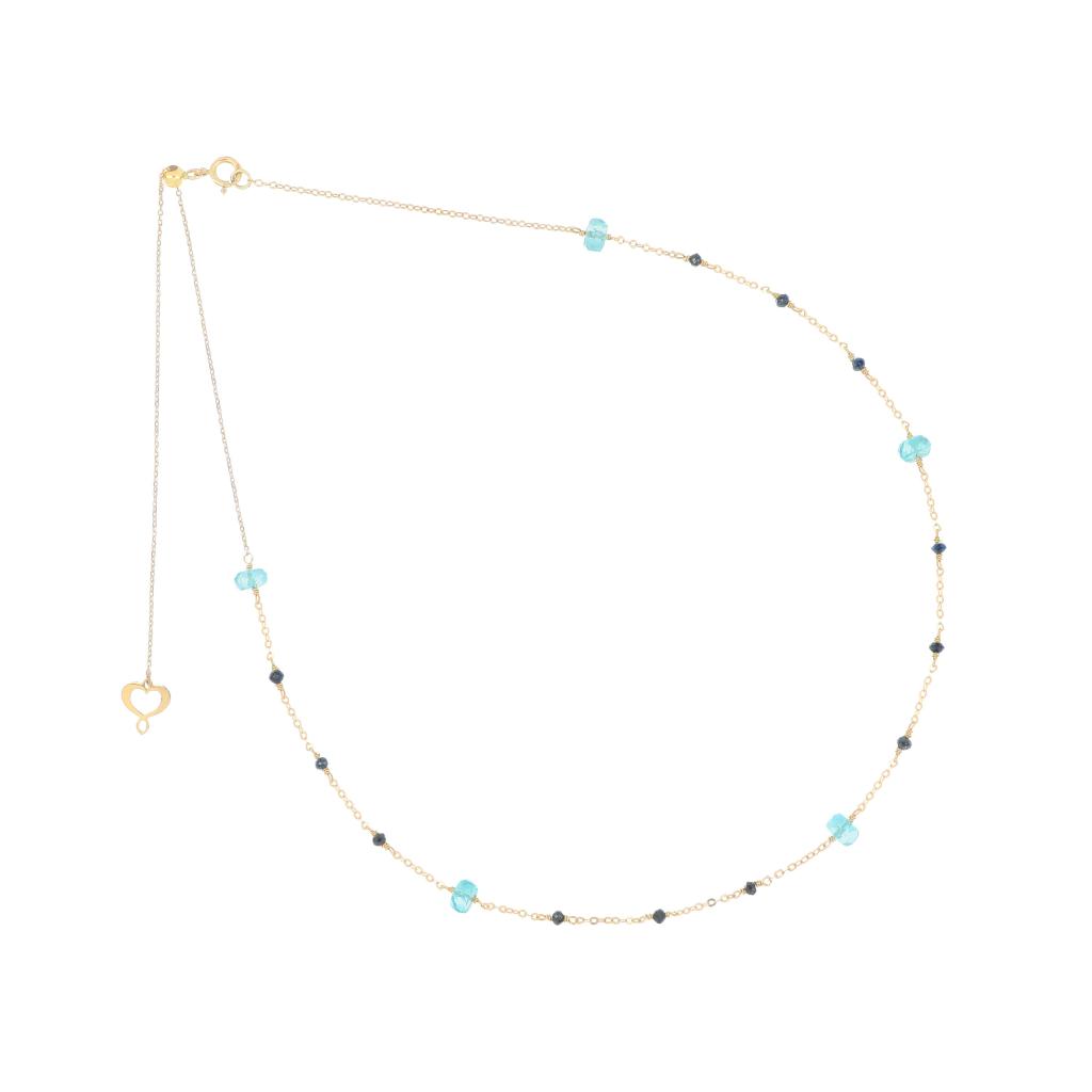 Maman et Sophie GHPTADNAP Black Diamond and Apatite Choker - MAMAN ET SOPHIE