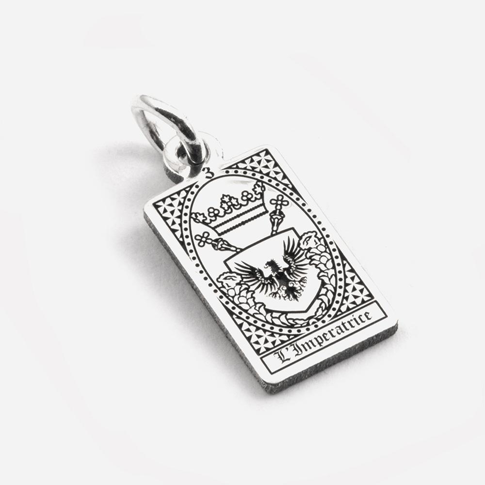 The Empress Tarot Card Pendant in 925 Silver - NOVE25