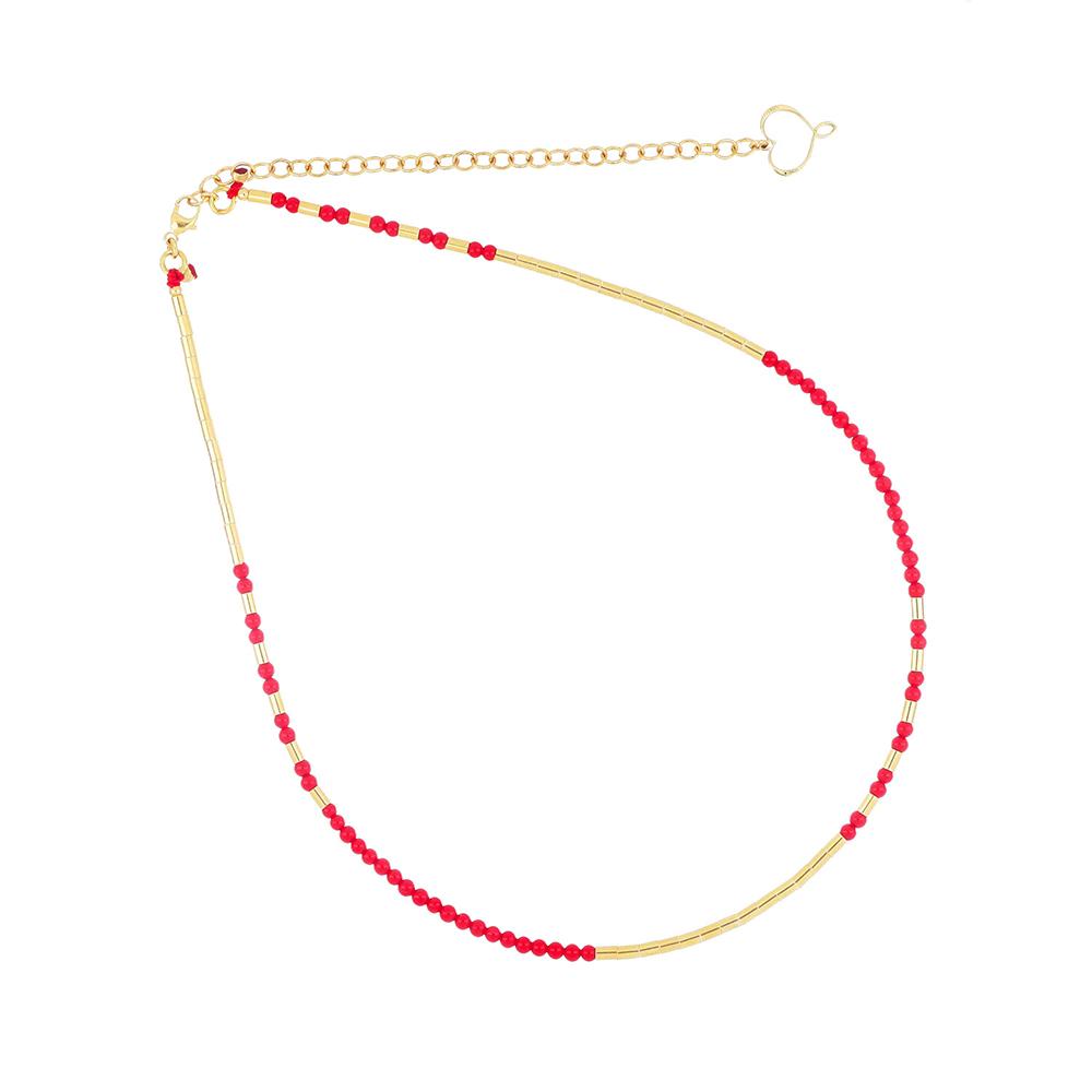 Mia Africa Coral Necklace - MAMAN ET SOPHIE