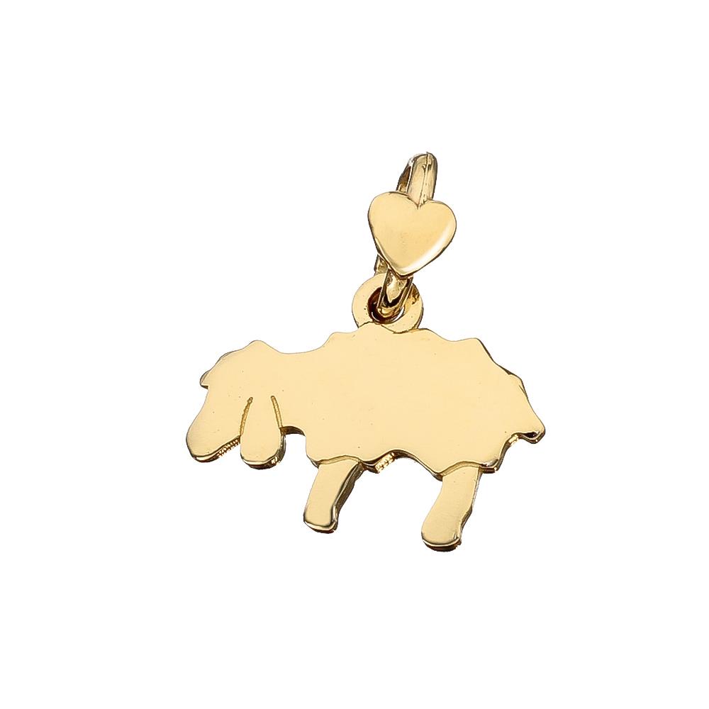 Sheep Pendant Animaletti Gold Collection Dodo Mariani - DODO MARIANI