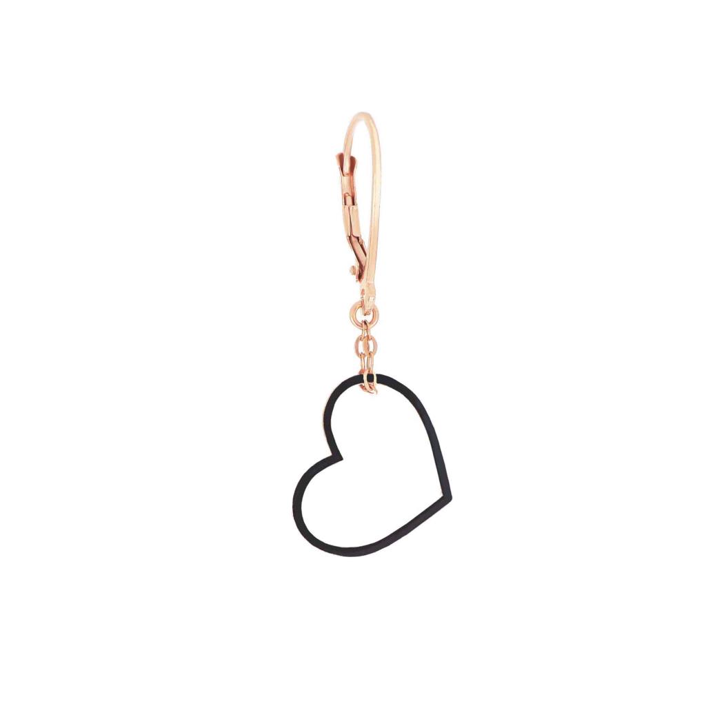 Maman et Sophie heart earring OROLT122 - MAMAN ET SOPHIE