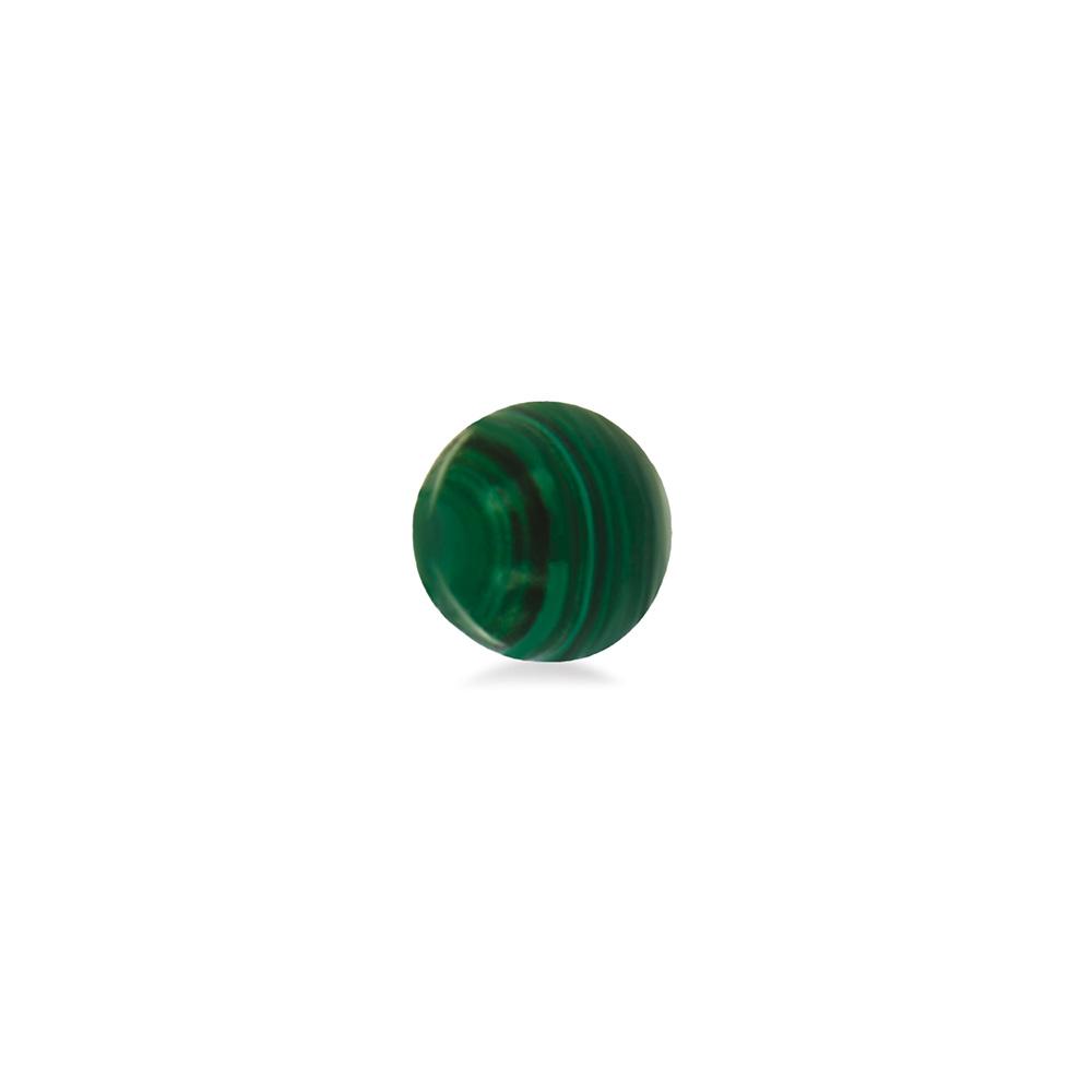 Sfera passante per bracciale Dedie Malachite Ø 4-4,5 mm - DEDIE