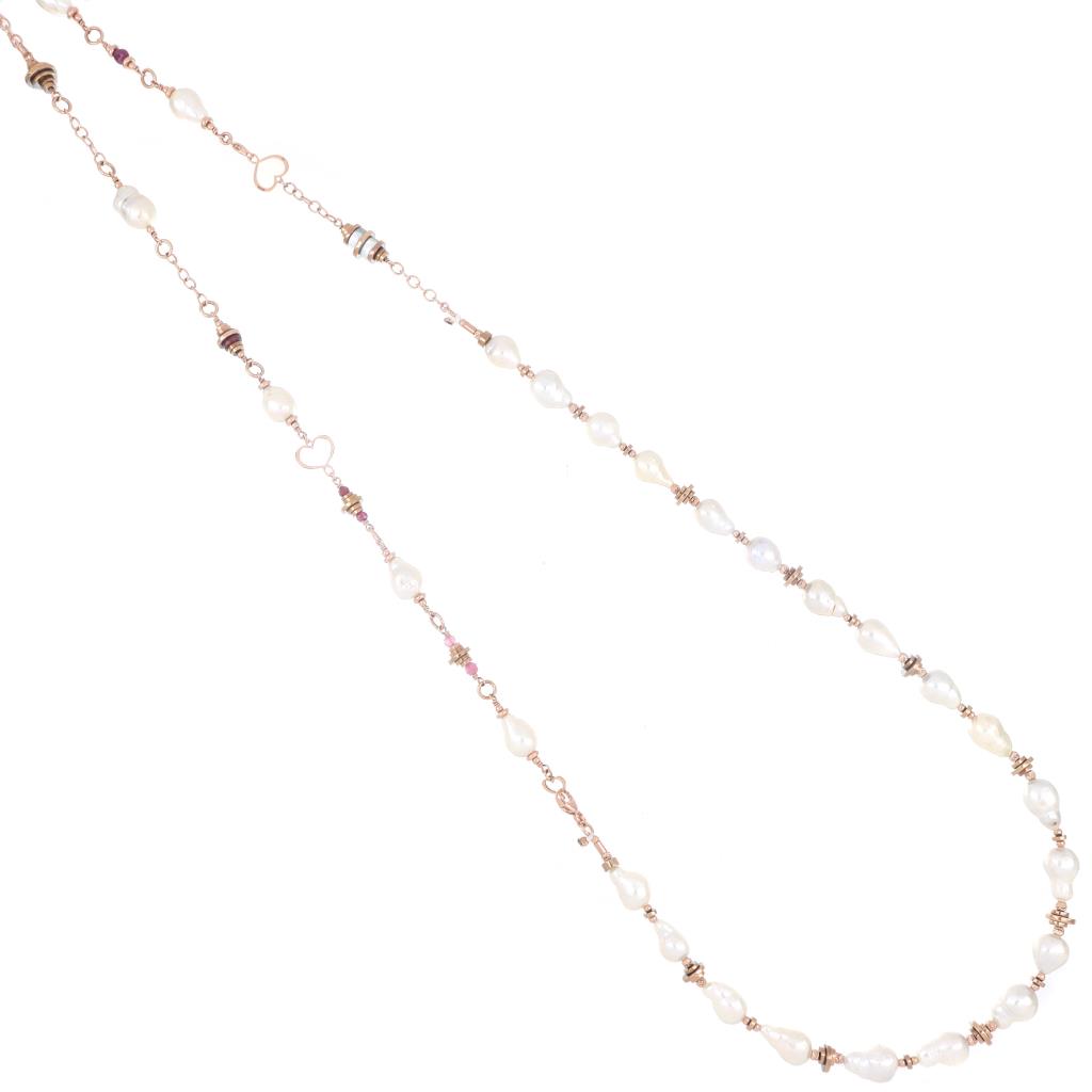 Scaramazza double pearl necklace Maman et Sophie CLPES3 - MAMAN ET SOPHIE