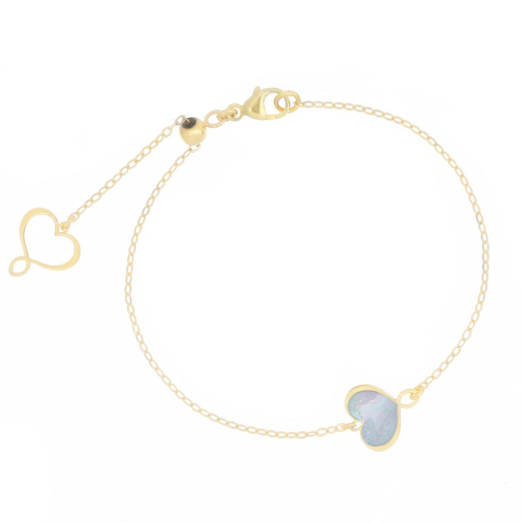 Bracciale cuore madreperla grigia Maman et Sophie BPMESMPG - MAMAN ET SOPHIE