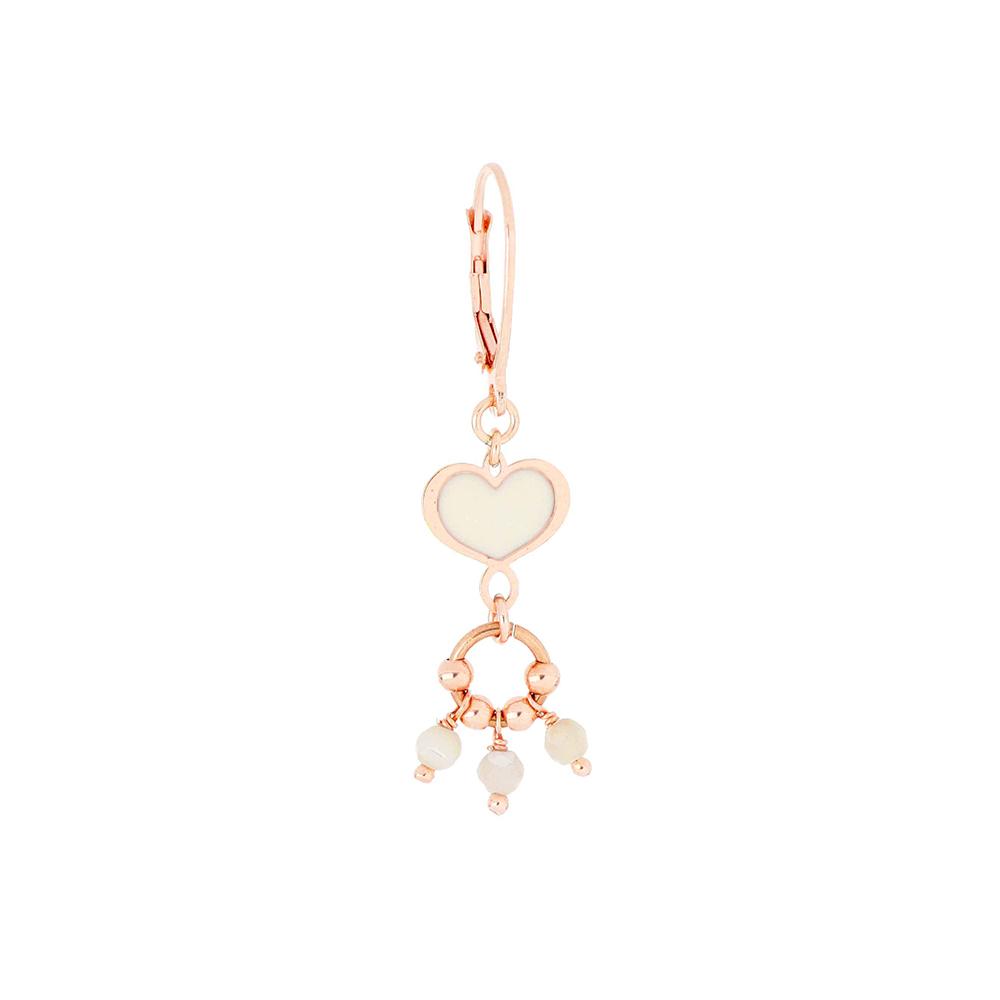 Maman Heart And Nacre Earring - MAMAN ET SOPHIE