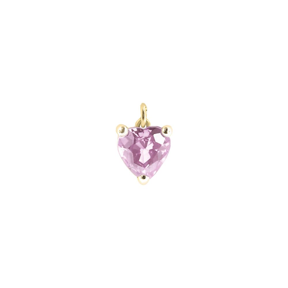 18kt yellow gold Pink Sapphire pendant - DEDIE