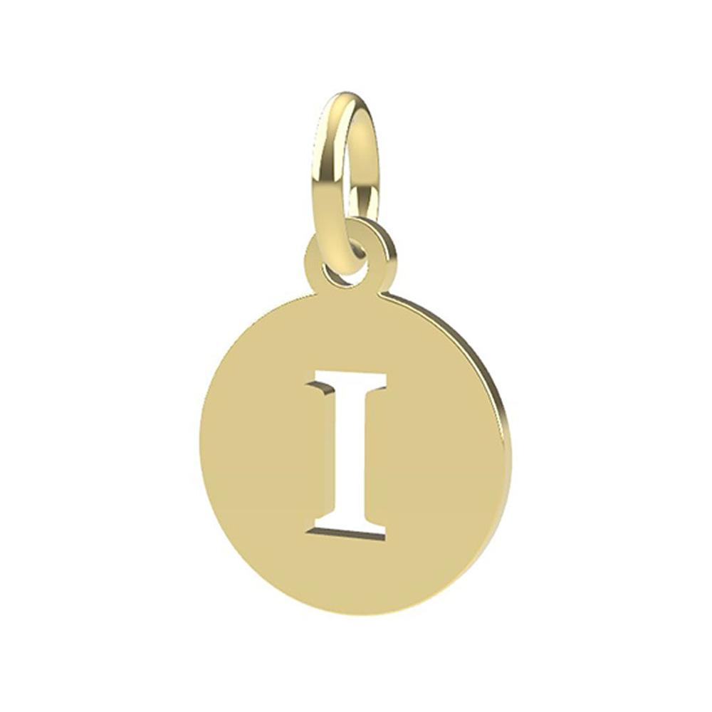 18kt yellow gold Letter I pendant - DEDIE