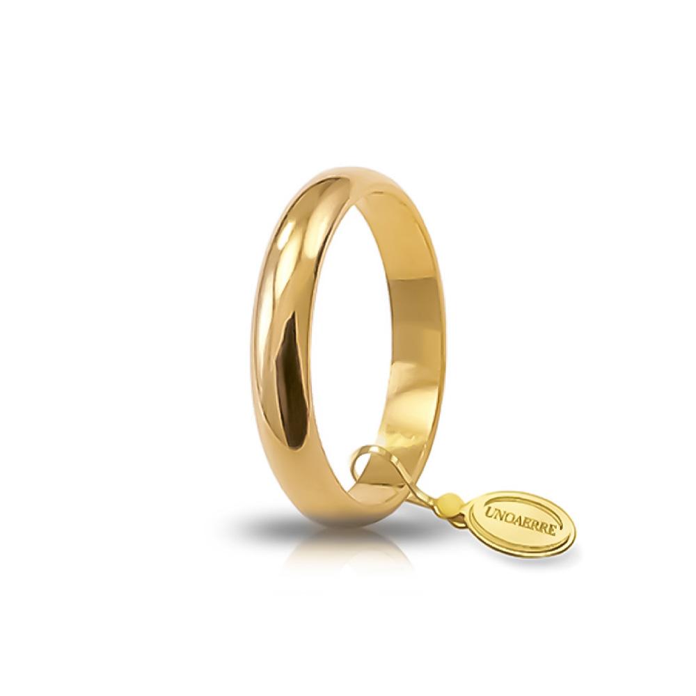 Classic Wedding Ring gr.5 in yellow gold - UNOAERRE