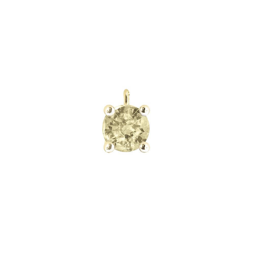 yellow Sapphire pendant in 18kt yellow gold - DEDIE