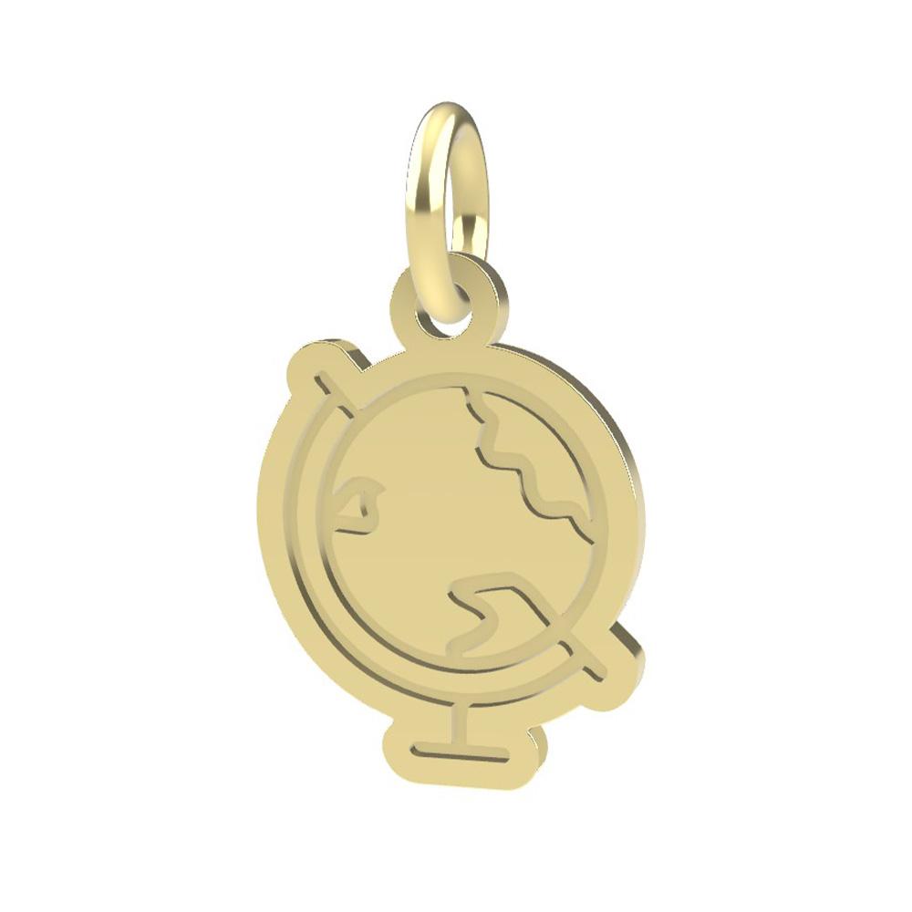 18kt yellow gold Globe pendant - DEDIE