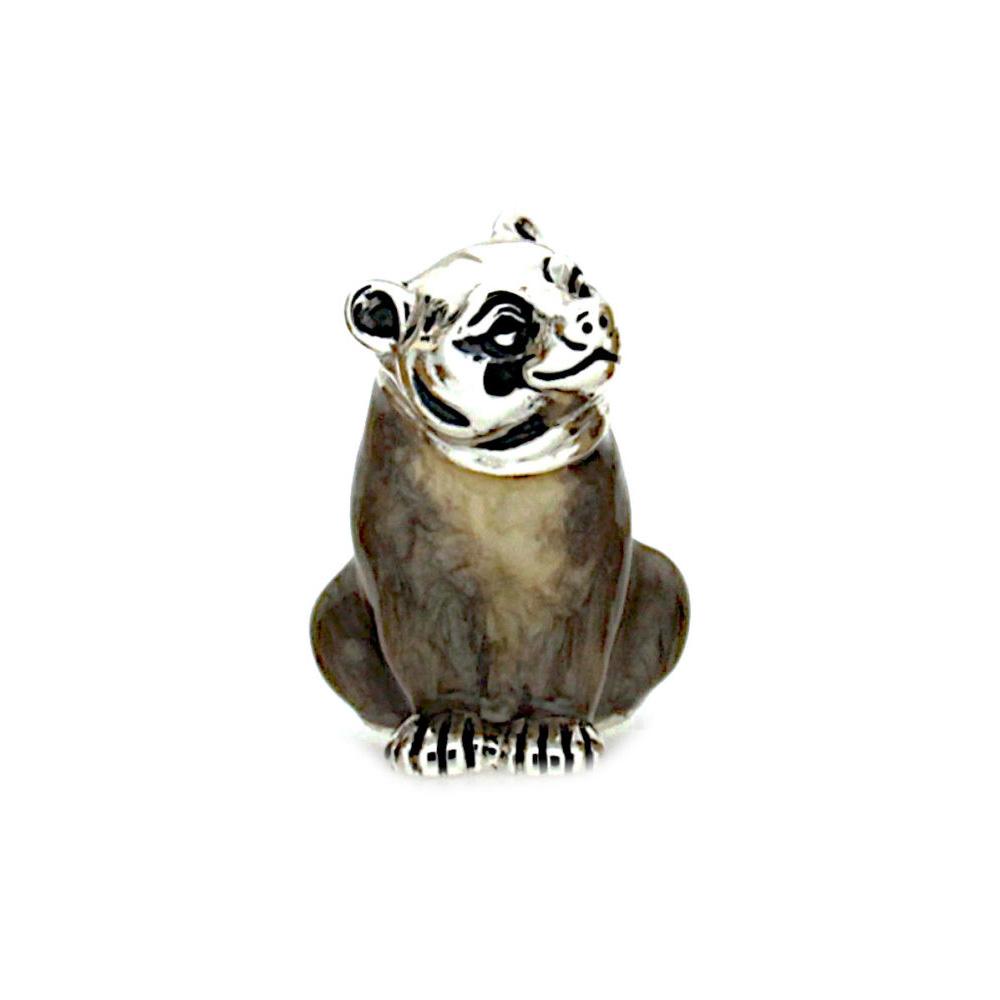 Small enamel bear ornament Saturno ST220-3 - SATURNO