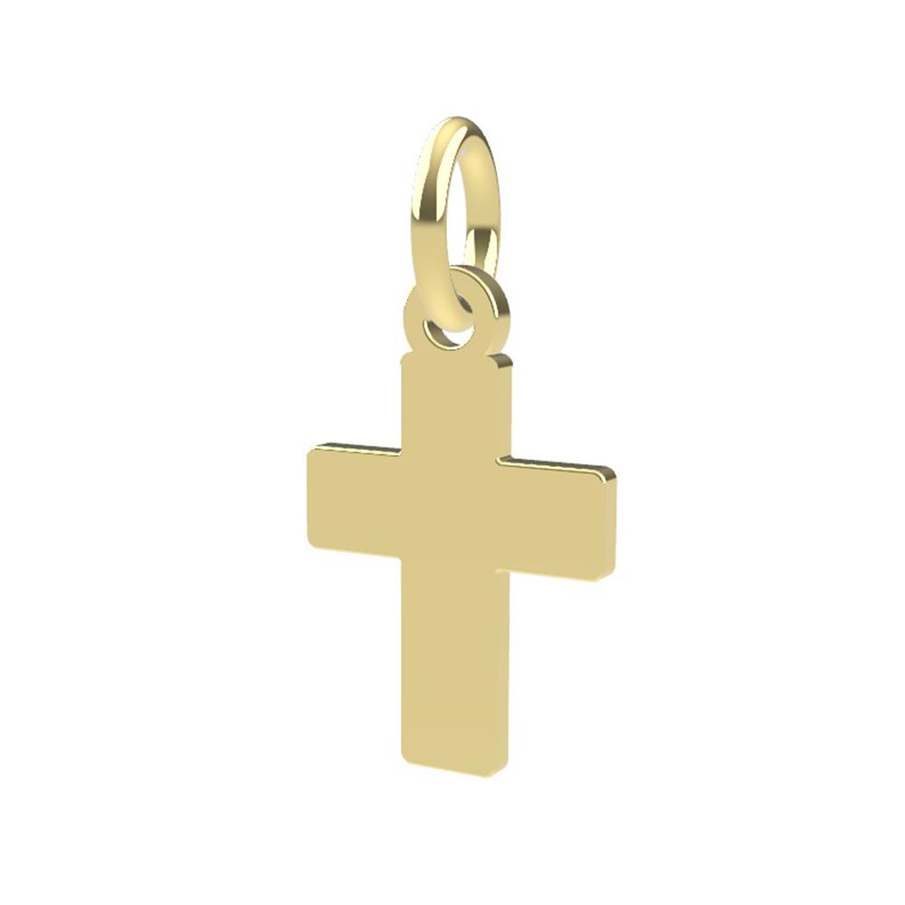 18kt yellow gold Cross pendant - DEDIE