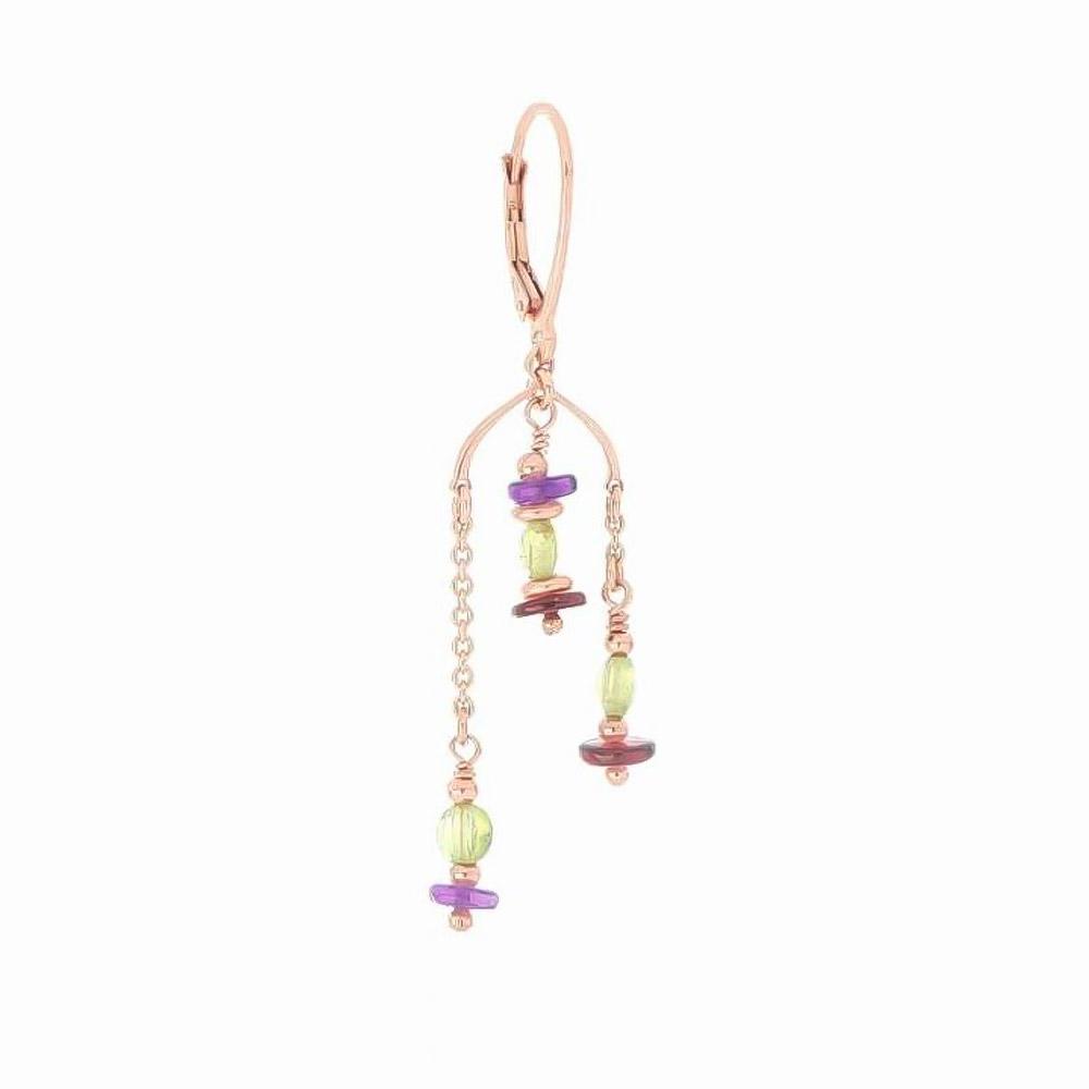 Peridot hook earring Maman et Sophie pendant ORISF13PN - MAMAN ET SOPHIE