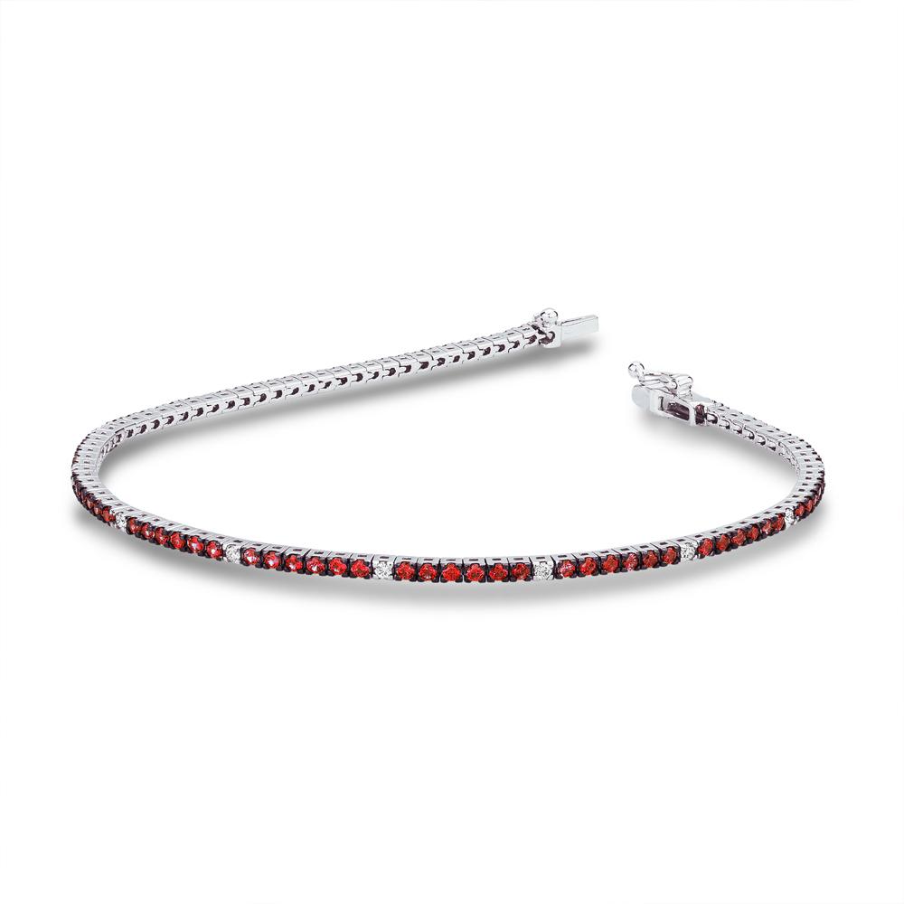 Tennis bracelet rubies 1.15ct diamonds 0.16ct Mirco Visconti - MIRCO VISCONTI