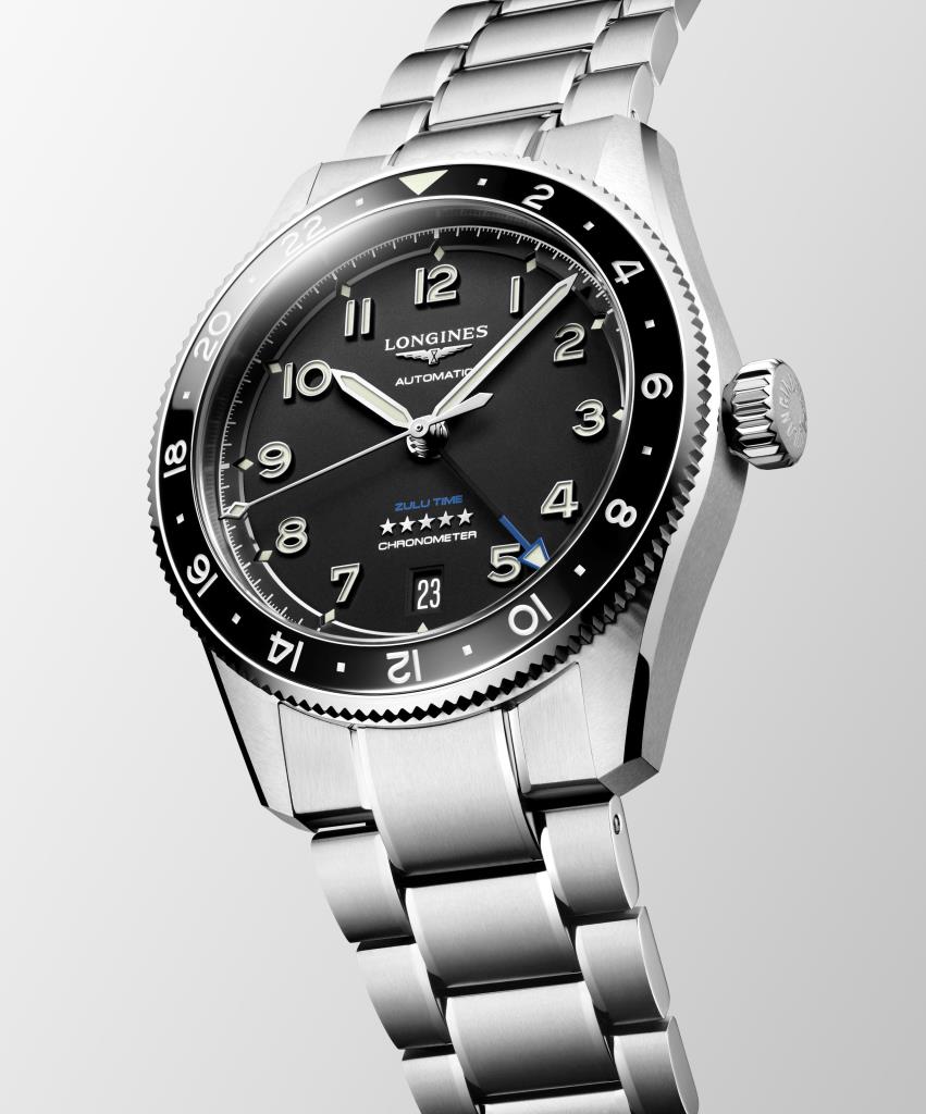 Longines Spirit L3.802.4.53.6 Zulu Time 39 00 mm LONGINES