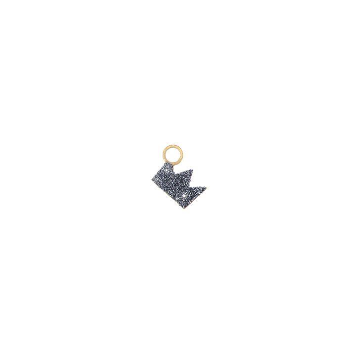 Crown charm 18kt gold Luxury Piercing by Maman et Sophie - MAMAN ET SOPHIE