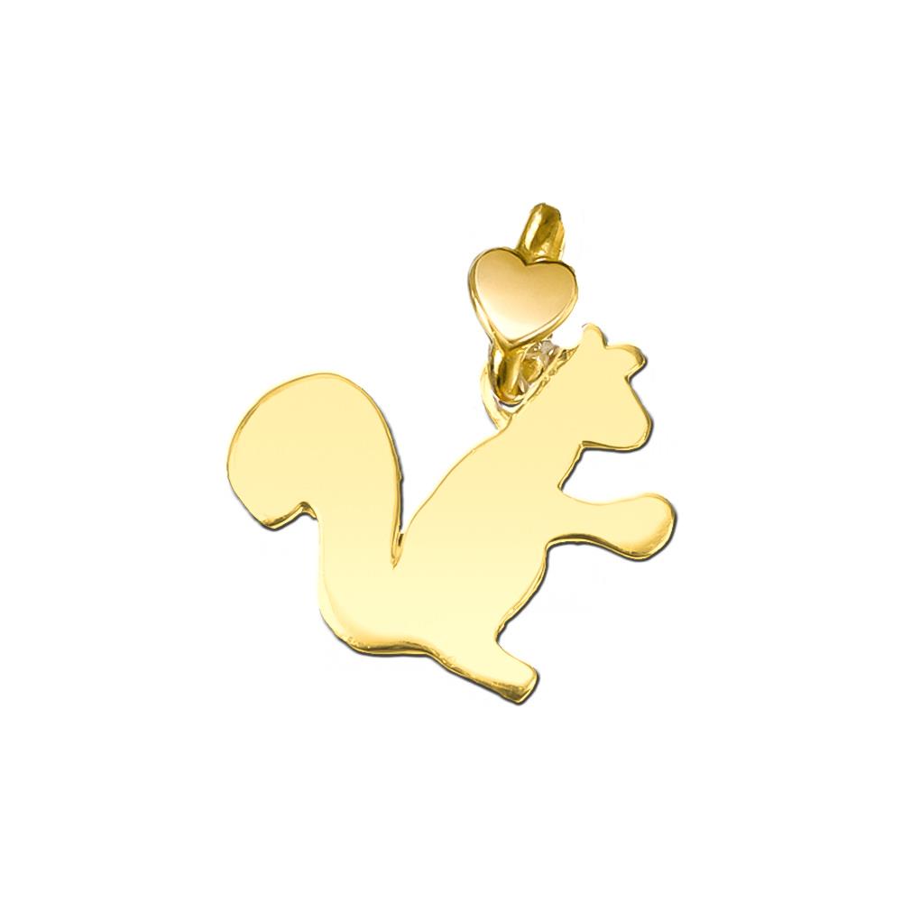 Squirrel Pendant Animaletti Gold Collection Dodo Mariani - DODO MARIANI