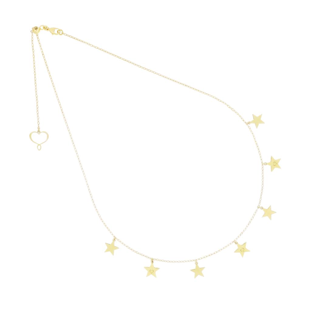 7 star plaques Maman et Sophie logo GHARC37 necklace - MAMAN ET SOPHIE